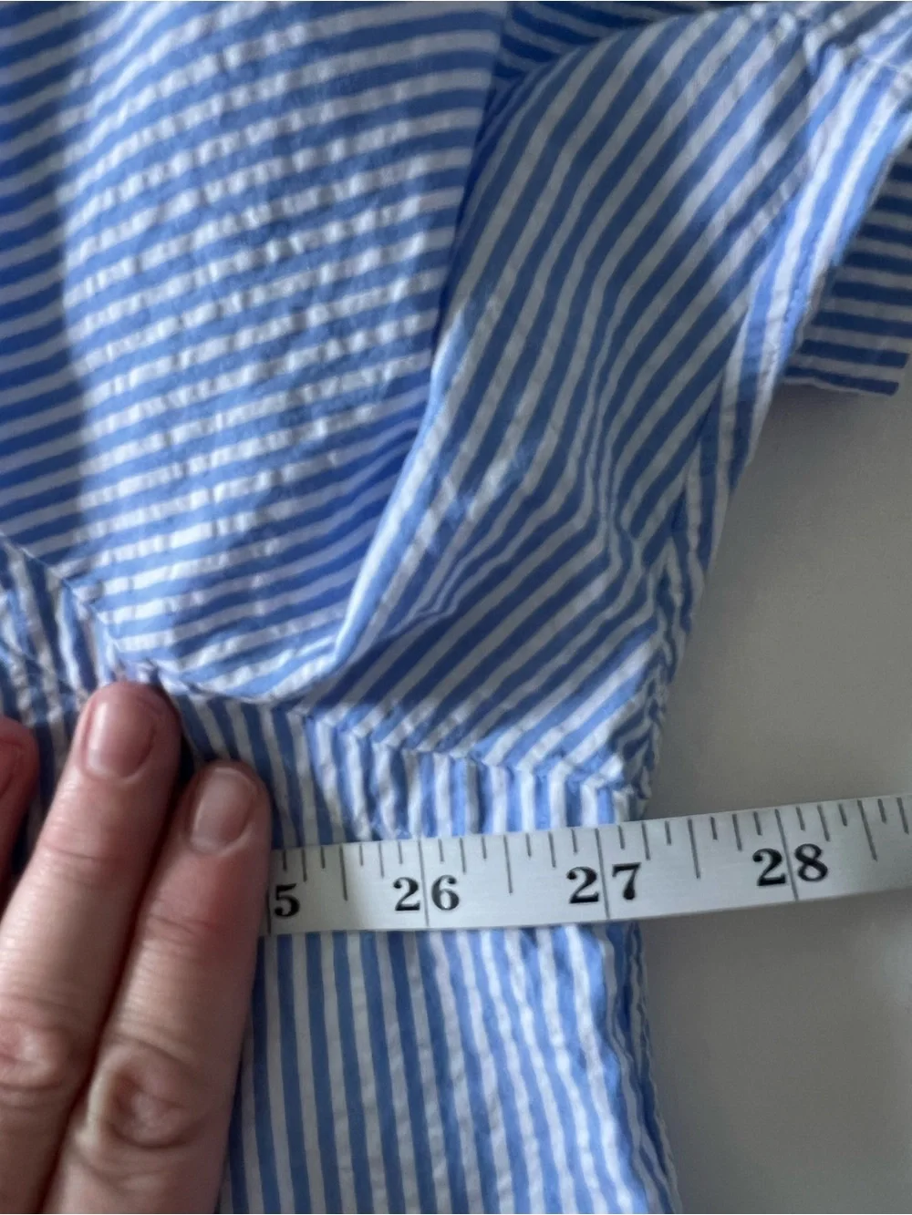 NWT Polo Ralph Lauren Men’s Seersucker Untucked Fit Short Sleeve Button Down 1XB